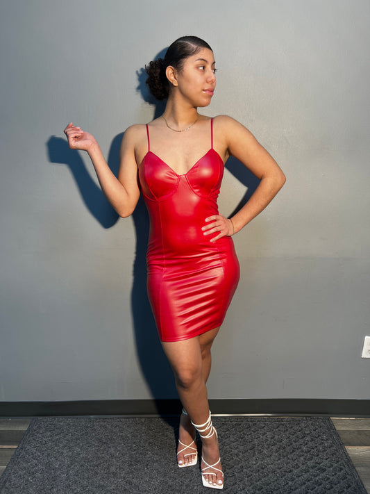 Nothing Less Mini Dress (Red)